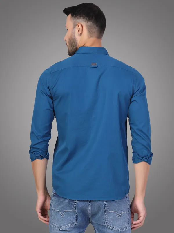 Teal_Blue_Casual_Shirt_for_Men_|_Pure_Cotton_Shirt