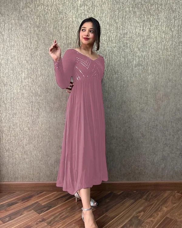 Pink_Georgette_Embroided_Full_Sleeve_Gown_For_Women