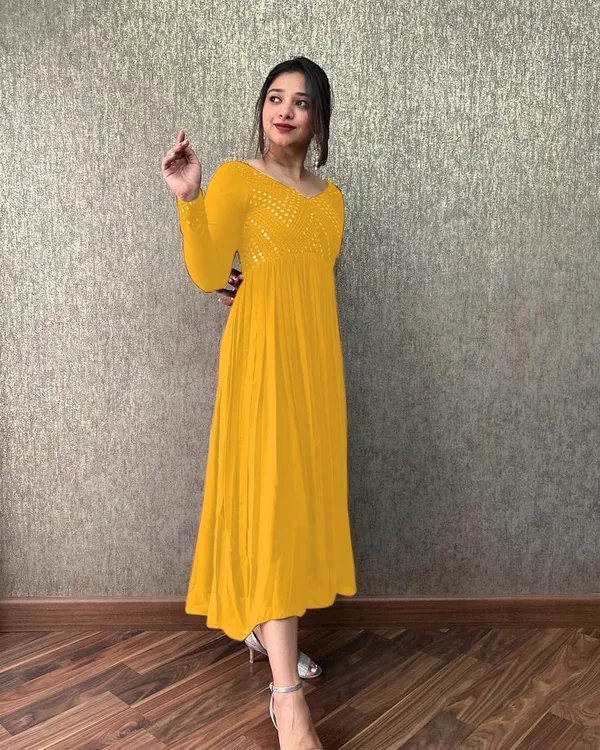 Yellow_Georgette_Sequence_Embroided_Full_Sleeve_Gown_For_Women