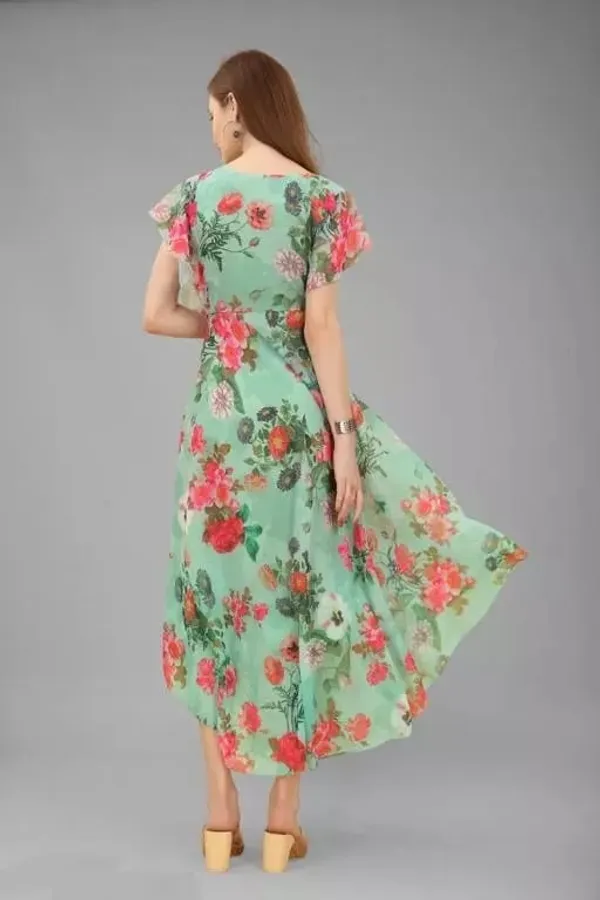 Green_Fox_Georgette_Floral_Printed_Ruffle_Sleeve_Gown_For_Women