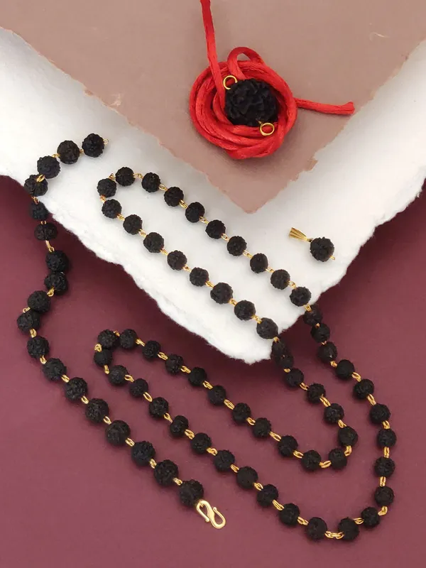 Combo_Regular_Black_Of_4_Natural_Rudraksh_Products_Natural_Rudraksh_Mala,_Bracelet_&_2_Pendants_For_Male