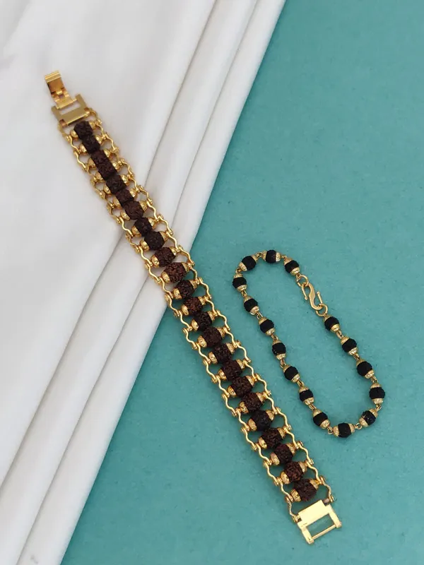 Gold_Plated__Couple_Designer_Bracelet_+_Female_Bracelet_For_Male_