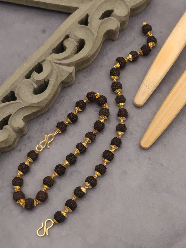 Gold_Plated__1_+_1_Natural_Rudraksh_Bracelet