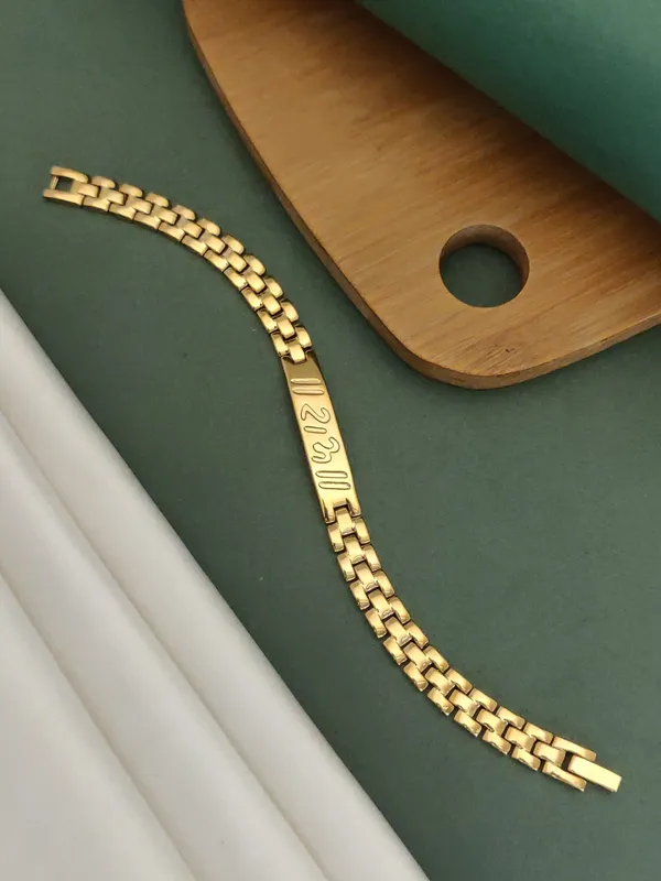 Gold_Plated__Shree_Ram_Bracelet_For_Men_&_Women