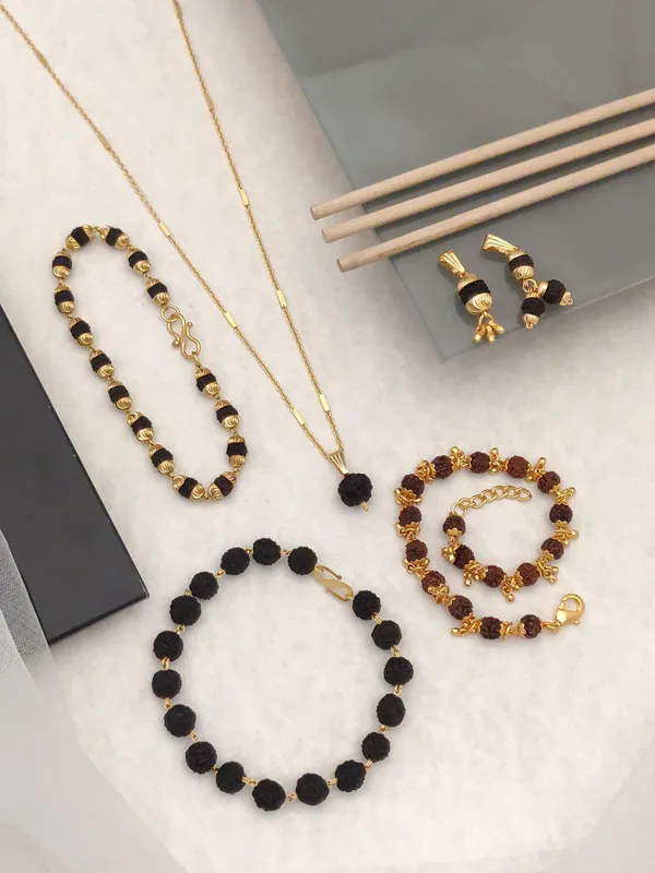 Gold_Plated_Combo_For_Women_|_3_Bracelets_&_3_Pendants_With_Chain