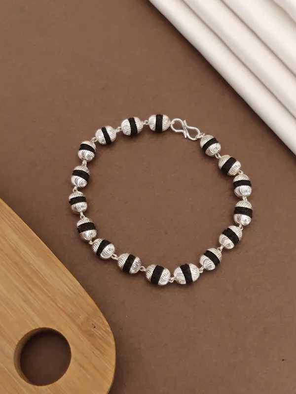 Silver_Plated__Vertical_Bracelet_For_Men