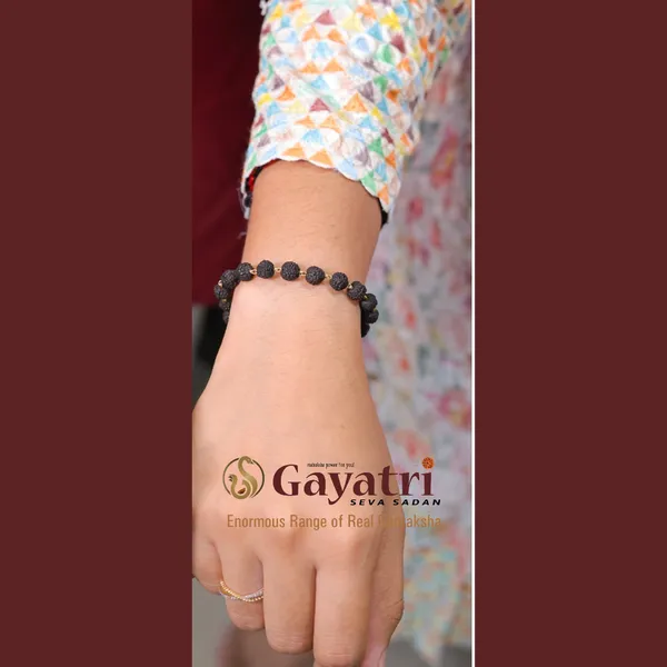 Gold_Plated__Combo_3_Female_Natural_Rudraksh_Bracelets_For_Female