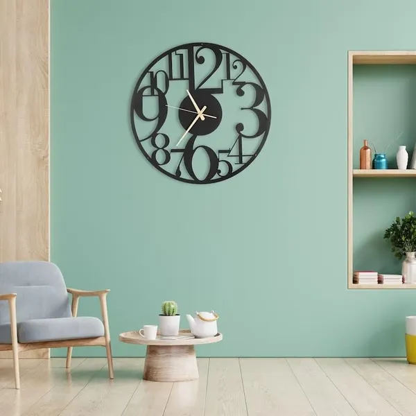 Black_Heavy_Metal_Matte_Finish_I_Metal_Antique_Wall_Clock_For_Home,Office_And_Living_Room