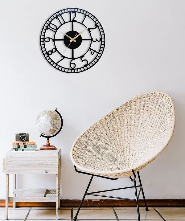 Black_Matte_Finish_Heavy_Metal_Modern_Wall_Clock_For_Home,Office_And_Living_Room