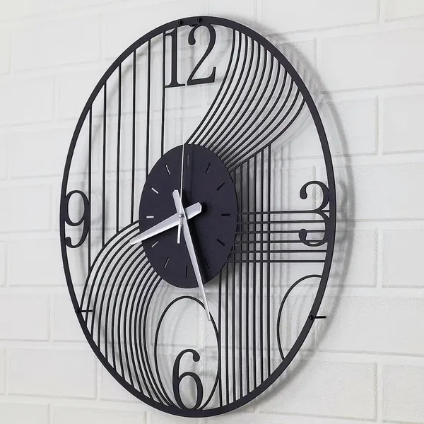 Black_Stylish_Metal_Wall_Clock_For_Home,_Living_Room,_Bedroom,_Office_&_Home_Decor
