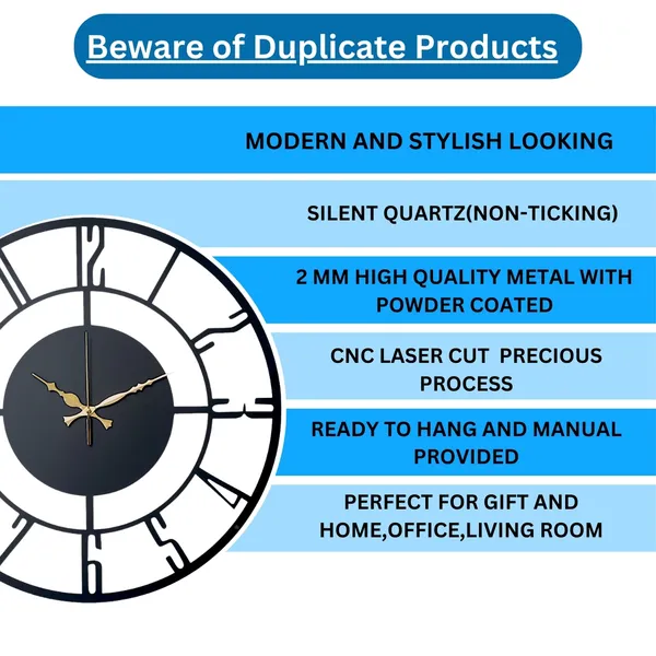 Stylish_Metal_Wall_Clock_For_Home_And_Hall,_Living_Room,_Bedroom,_Office,_Antique_Big_Size_Modern_Wall_Watch_For_Home_Decor