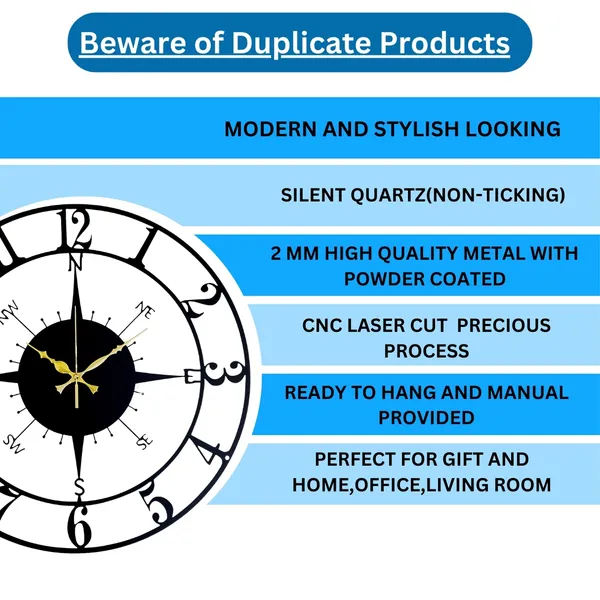 Black_Stylish_Metal_Wall_Clock_For_Home,_Living_Room,_Bedroom,_Office_&_Home_Decor