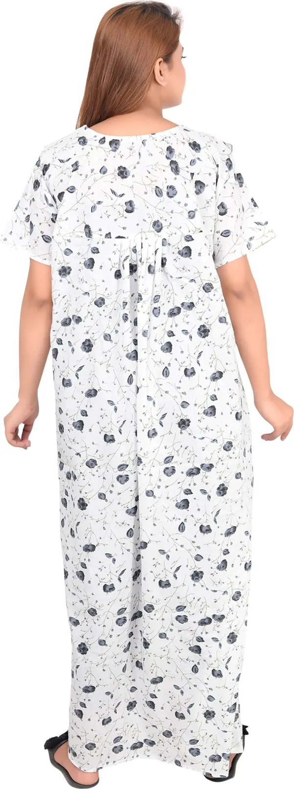 Cotton_Lace_Square_Neck_Night_Wear_For_Women