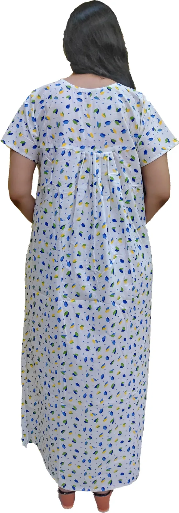 Cotton_Printed_Square_Neck_Night_Wear_For_Women