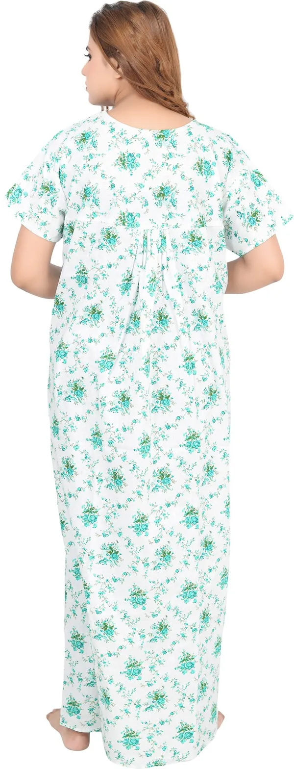 Cotton_Lace_Square_Neck_Night_Wear_For_Women