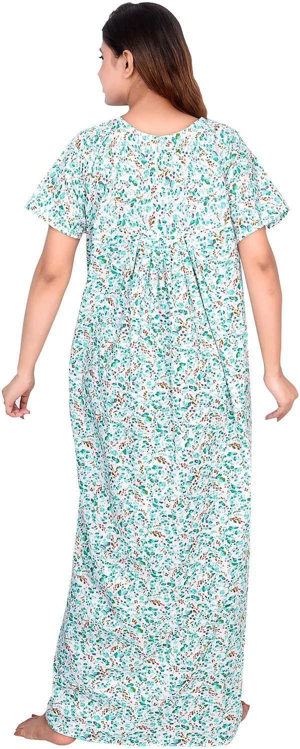 Cotton_Printed_Square_Neck_Night_Wear_For_Women