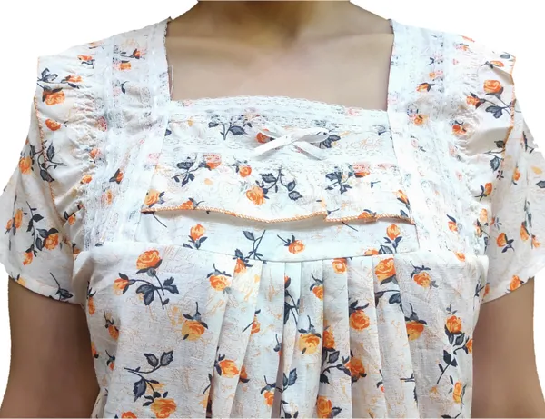 Pack_Of_2_-_Cotton_Floral_Square_Neck_Night_Wear_For_Women