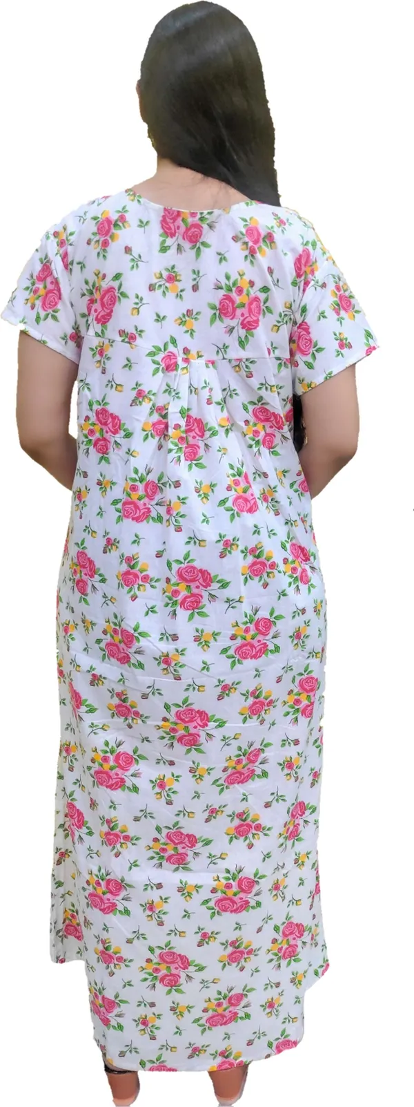 Pack_Of_2_-_Cotton_Floral_Square_Neck_Night_Wear_For_Women