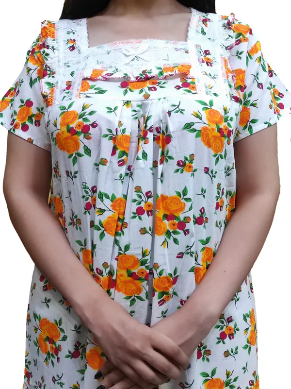 Pack_Of_2_-_Cotton_Floral_Square_Neck_Night_Wear_Set_For_Women