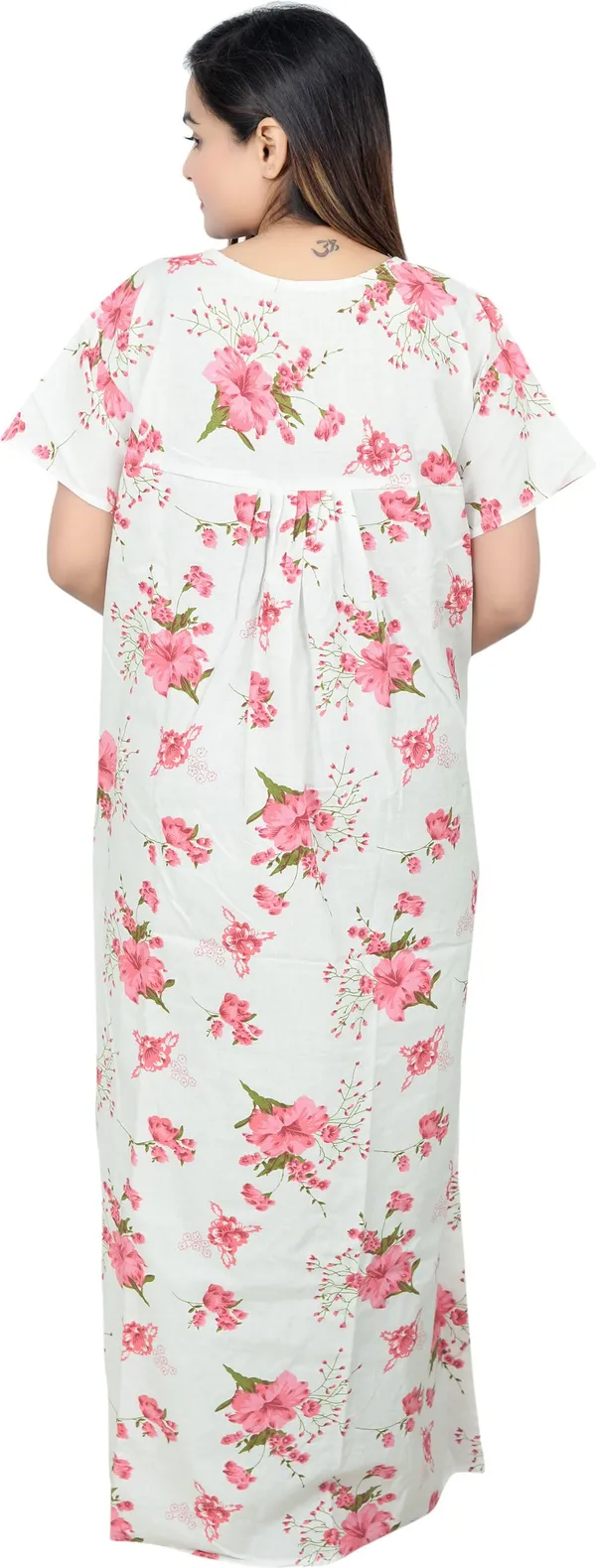 Pack_Of_2_-_Cotton_Floral_Square_Neck_Night_Wear_For_Women