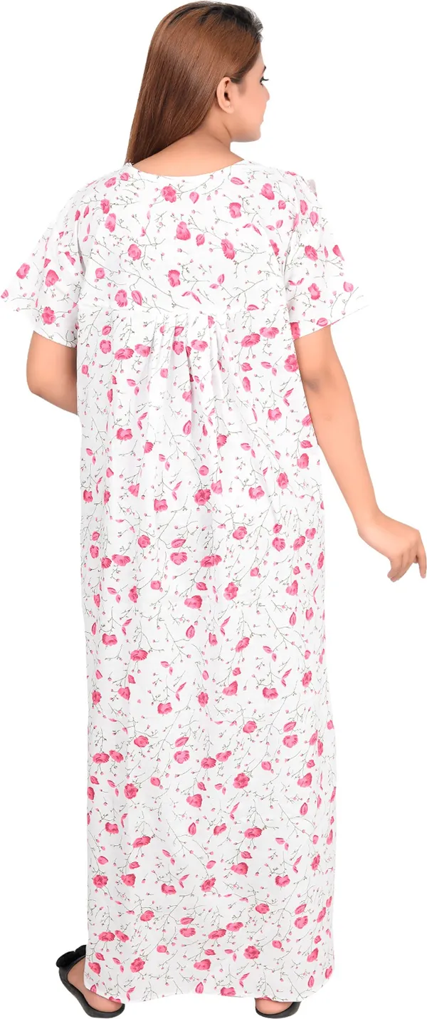Cotton_Lace_Square_Neck_Night_Wear_For_Women