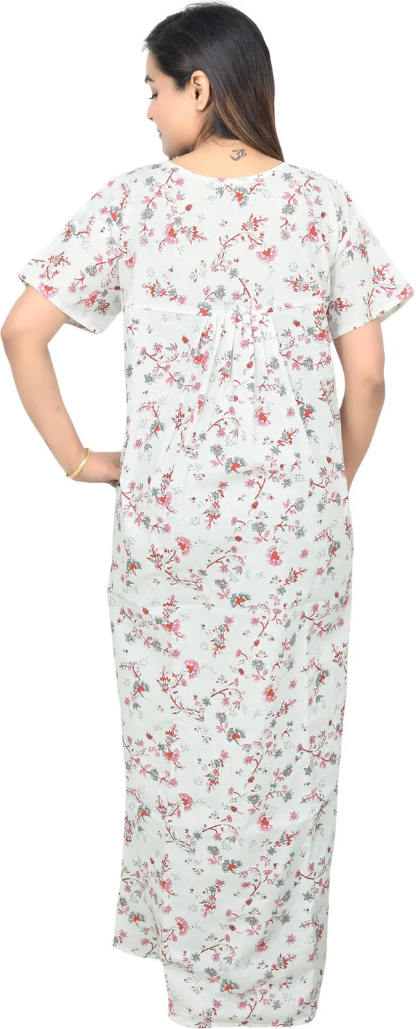 Cotton_Printed_Square_Neck_Night_Wear_For_Women