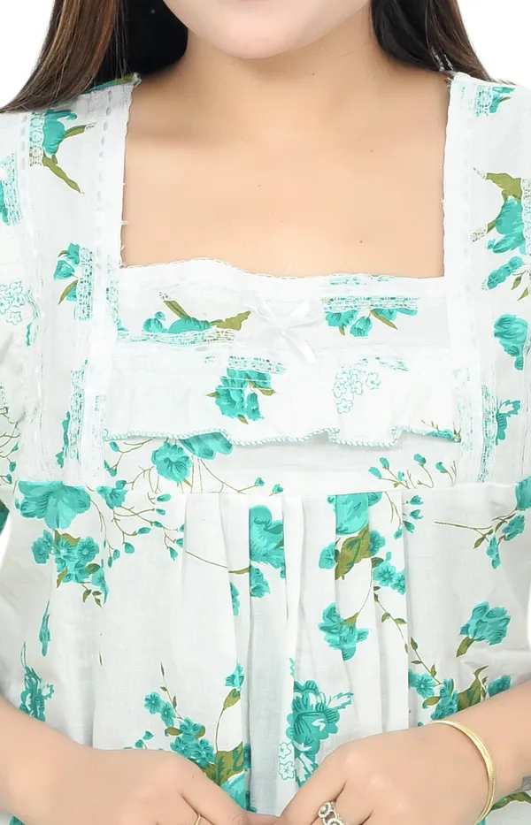 Pack_Of_2_-_Cotton_Floral_Square_Neck_Night_Wear_For_Women