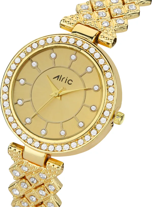 Gold_Round_Quartz_Analog_Wrist_Watch_For_Girls_(30_Mm_Dial)