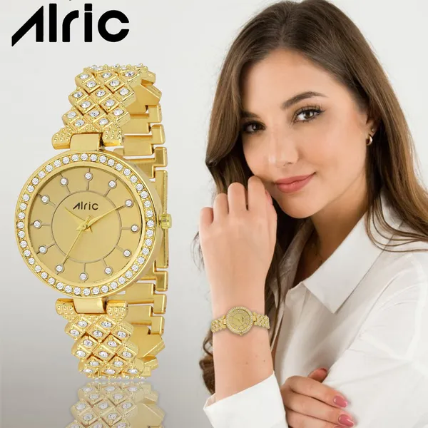 Gold_Round_Quartz_Analog_Wrist_Watch_For_Girls_(30_Mm_Dial)