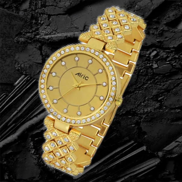 Gold_Round_Quartz_Analog_Wrist_Watch_For_Girls_(30_Mm_Dial)