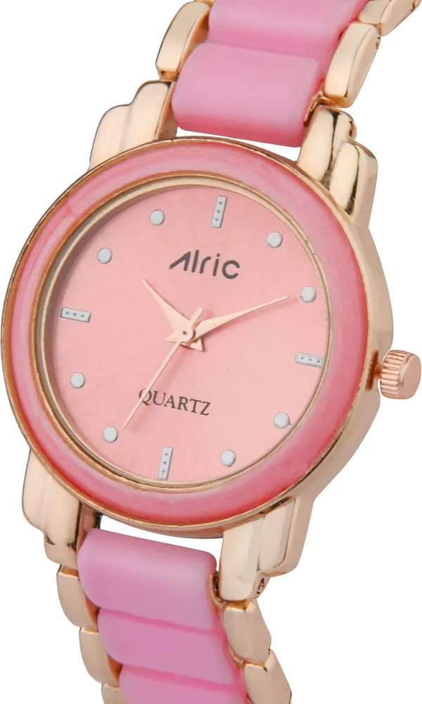 Pink_Round_Quartz_Analog_Wrist_Watch_For_Girls_(30_Mm_Dial)
