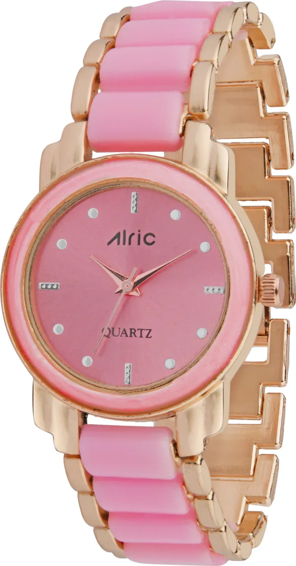 Pink_Round_Quartz_Analog_Wrist_Watch_For_Girls_(30_Mm_Dial)