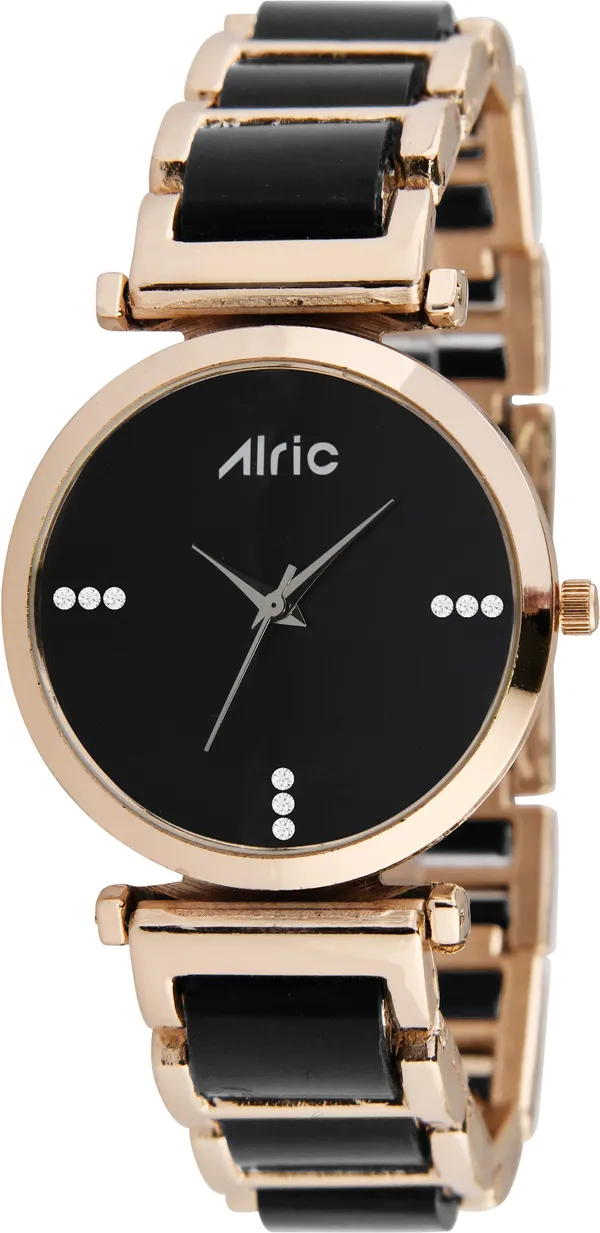 Black_Round_Quartz_Analog_Wrist_Watch_For_Girls_(30_Mm_Dial)