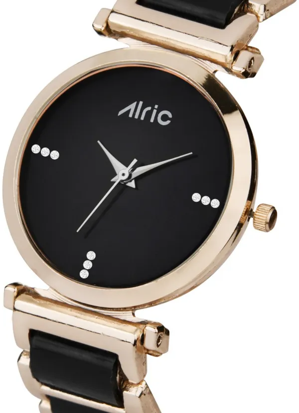 Black_Round_Quartz_Analog_Wrist_Watch_For_Girls_(30_Mm_Dial)