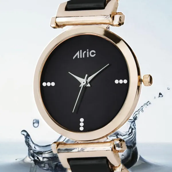 Black_Round_Quartz_Analog_Wrist_Watch_For_Girls_(30_Mm_Dial)