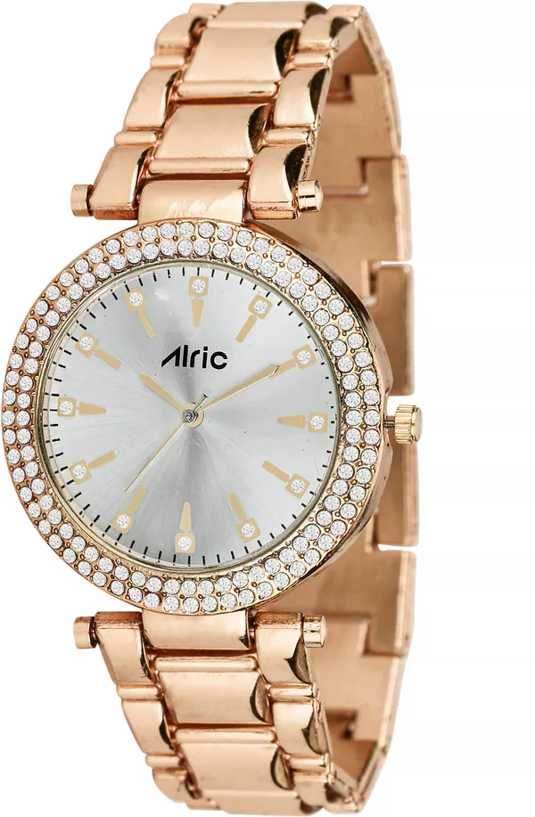 Rose_Gold_&_Silver_Round_Quartz_Analog_Wrist_Watch_For_Women_(30_Mm_Dial)