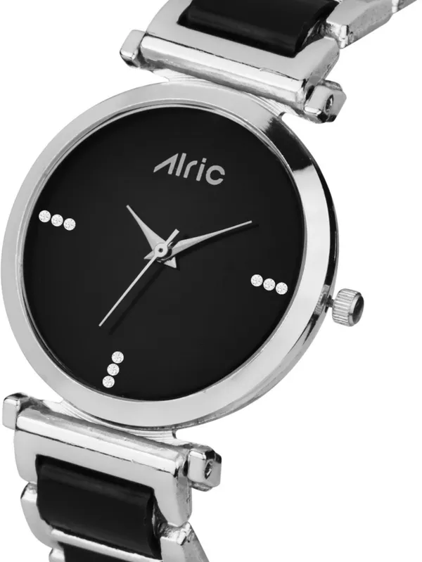 Black_Round_Quartz_Analog_Wrist_Watch_For_Girls_(30_Mm_Dial)