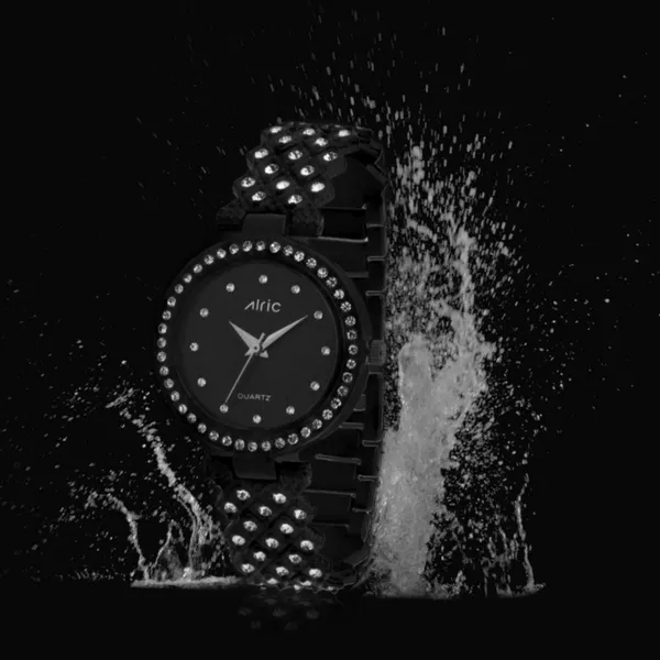 Black_Round_Quartz_Analog_Wrist_Watch_For_Girls_(30_Mm_Dial)