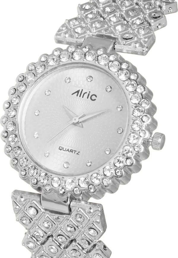 Silver_Round_Quartz_Analog_Wrist_Watch_For_Women_(30_Mm_Dial)