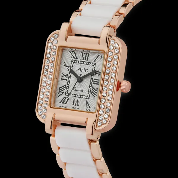 White_&_Gold_Square_Quartz_Analog_Wrist_Watch_For_Girls_(30_Mm_Dial)