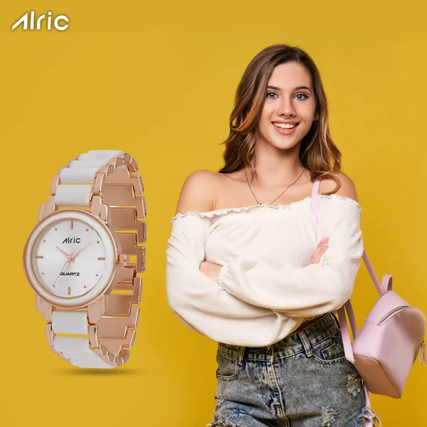 White_Round_Quartz_Analog_Wrist_Watch_For_Girls_(30_Mm_Dial)