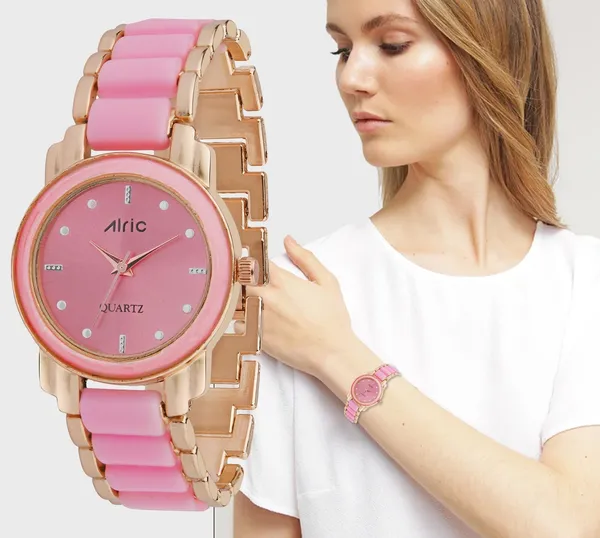 Pink_Round_Quartz_Analog_Wrist_Watch_For_Girls_(30_Mm_Dial)