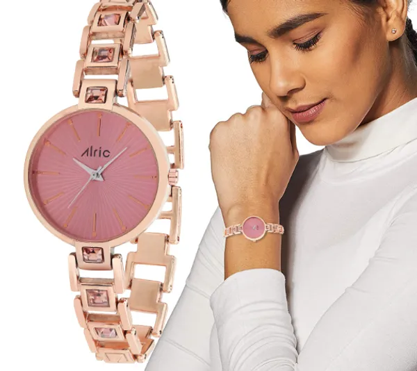Pink_Round_Quartz_Analog_Wrist_Watch_For_Girls_(30_Mm_Dial)