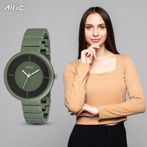 Military_Green_&_Black_Round_Quartz_Analog_Wrist_Watch_For_Girls_(30_Mm_Dial)