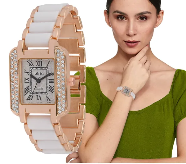 White_&_Gold_Square_Quartz_Analog_Wrist_Watch_For_Girls_(30_Mm_Dial)