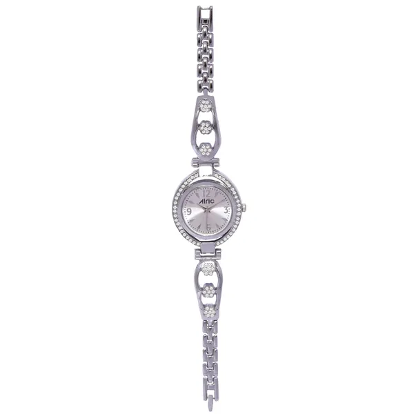 Aura__Silver_Round_Quartz_Analog_Wrist_Watch_For_Girls_(30_Mm_Dial)