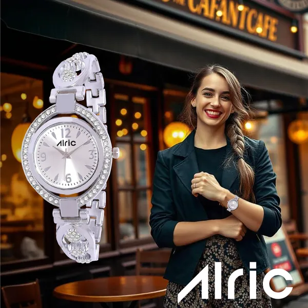 Aura__Silver_Round_Quartz_Analog_Wrist_Watch_For_Girls_(30_Mm_Dial)