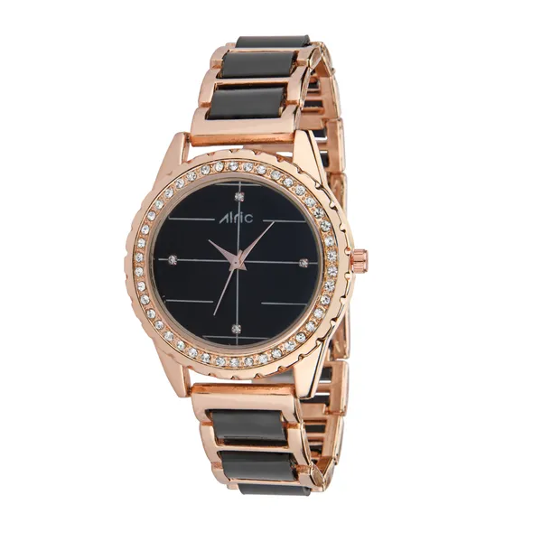Rose_Gold_Regal_Stylish_Ladies_Watch_|_Glossy_Metallic_Finish_Dual_Strap_Watch_|_Analog_Quartz_with_Jewels_|_Dialmond_Studded_|_Trendy_Slim_Diall_|_Elegant_Watch_for_Women
