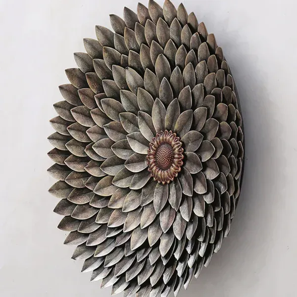 Multicolour_3D_Metal_Sun_Flower_Metal_Wall_Art