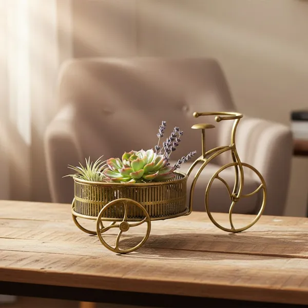 Metal_Cycle_Basket_Showpiece
